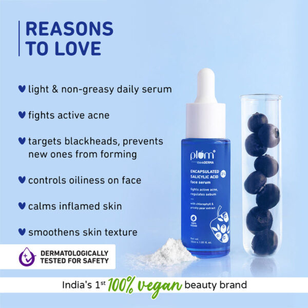 Plum 2% Encapsulated Salicylic Acid Face Serum- ZSX1029 - Image 2
