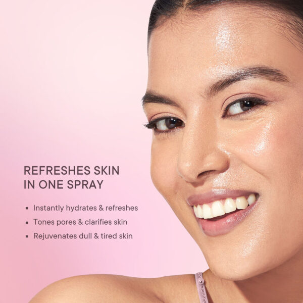 QUENCH Brightening Korean Face Mist with Cherry Blossom & Pearl Extracts Instantly Hydrates & Brightens- ZSX1032 - Image 2