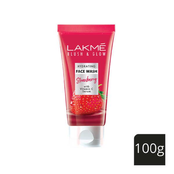 Lakme Blush & Glow Strawberry Freshness Gel Face Wash- CQK1013