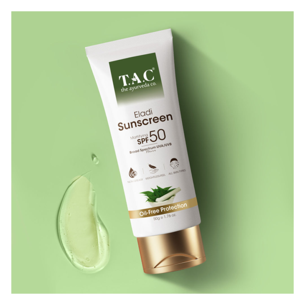 TAC Eladi Sunscreen SPF 50 for Men & Women PA+++, UVA & UVB Ray Protection- JMX1002