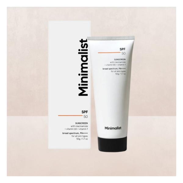 Minimalist SPF 50 PA++++ Multi- Vitamin Sunscreen Broad Spectrum No- White Cast Light Weight For Men & Women- JMX1003