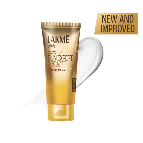 Lakme Sun Expert SPF 30 PA++ Super Matte Lotion Sunscreen, Lightweight, Non Sticky- JMX1021