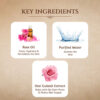 "Khadi Essentials 100% Pure Wild Rose Water Spray for Face - Deep Hydration for Glowing Skin - TQY1009" - Image 4