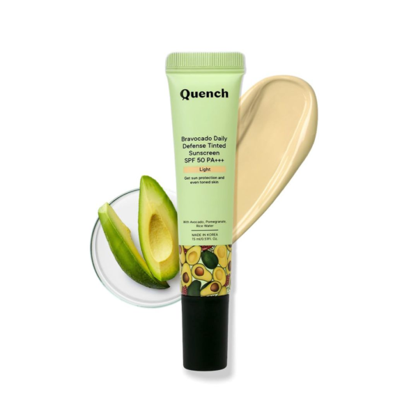 Quench Bravocado Daily Defense Tinted sunscreen SPF 50 PA+++ (Light)- JMX1059