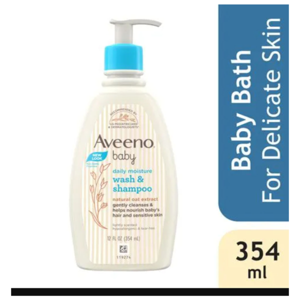 Aveeno Baby Daily Moisturising Wash & Shampoo- AZS1003