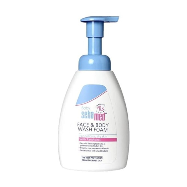 Sebamed Baby Bath Face & Body Wash Foam- AZS1013