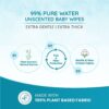 Mother Sparsh 99% Pure Water (Unscented) Baby Wipes- UFB1005 - Image 2