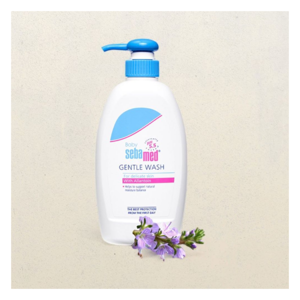 Baby Sebamed Gentle Wash | pH 5.5 | Baby Body Wash | Soap Free| Tear Free- AZS1014