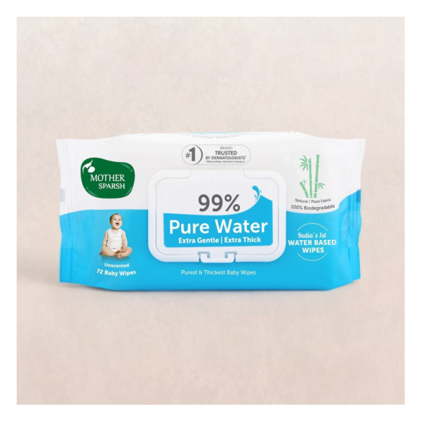 Mother Sparsh Baby Wipes (98% Water Based)- UFB1008