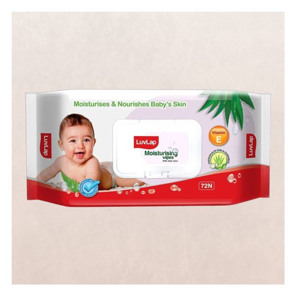 Luvlap Baby Wipes with Aloe Vera (with LID)- UFB1014