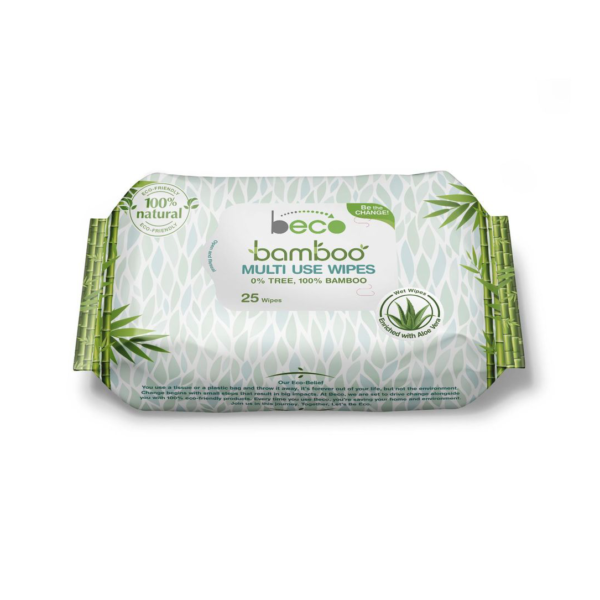 Beco Bamboo Adult and Baby Wet Wipes Enriched with Aloe Vera- UFB1015