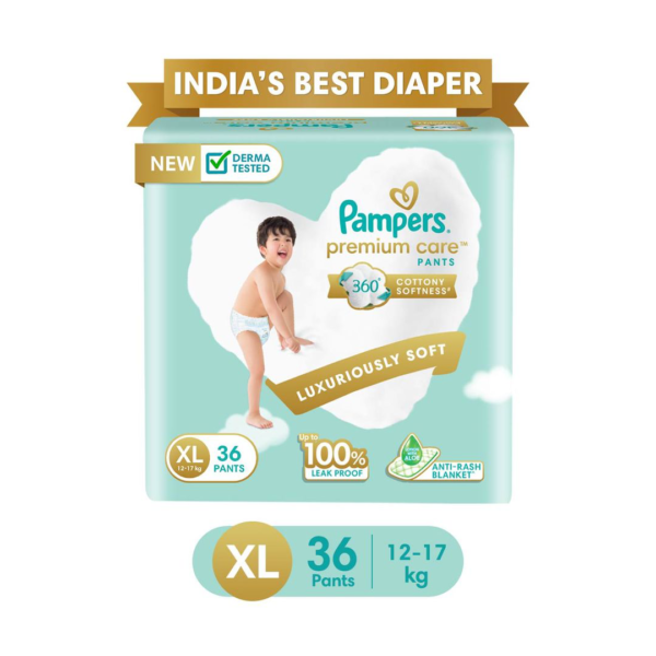 Pampers Premium Care Diaper (Pants, XL, 12-17 kg)- GKR1012