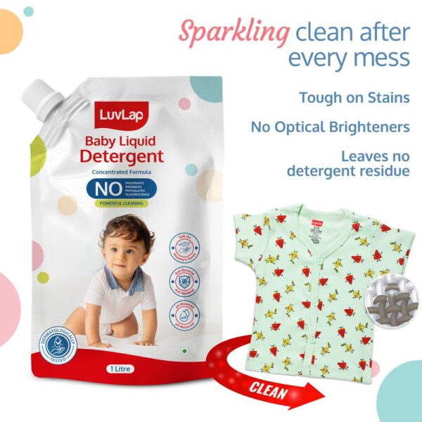 LuvLap Baby Laundry Detergent Refill pack- KMJ1001 - Image 6