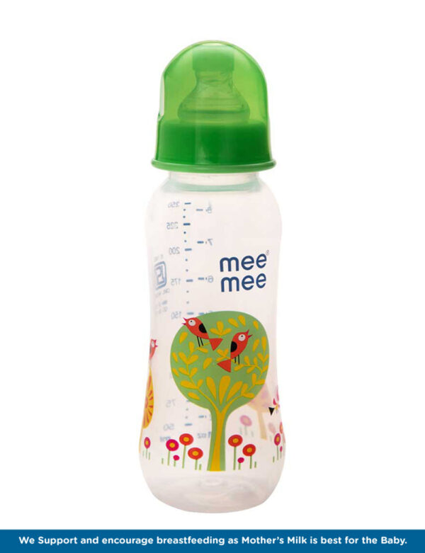 Mee Mee Premium Baby Feeding Bottle with Silicone Nipple- YWV1004 - Image 3
