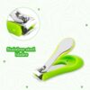 Mee Mee Protective Baby Nail Clipper Cutter with Skin Guard (Green)- KMJ1005 - Image 5