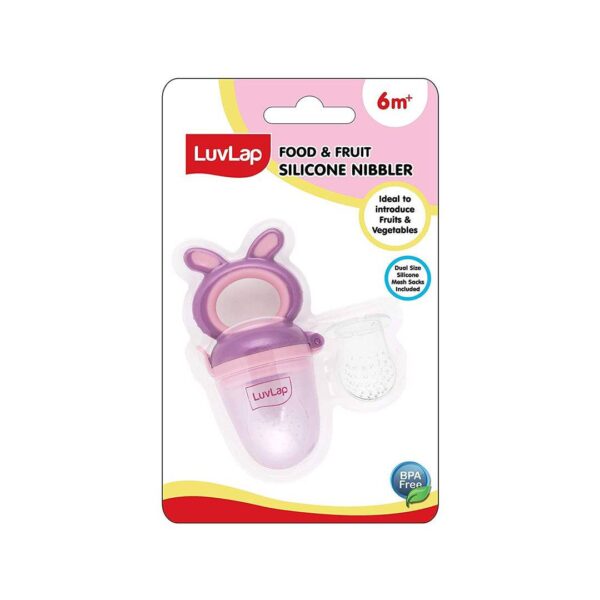 Luvlap Bunny Food & Fruit Silicon Nibbler- YWV1007