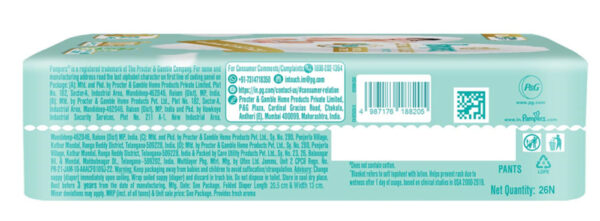 Pampers Premium Care Diaper (Pants, L, 9-14 kg)- GKR1024 - Image 3
