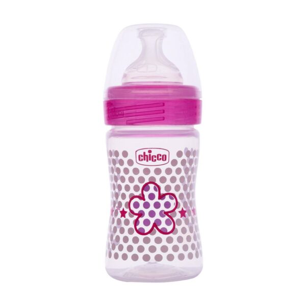 Chicco Feeding Bottle Wb Sil Physio Pink- YWV1011