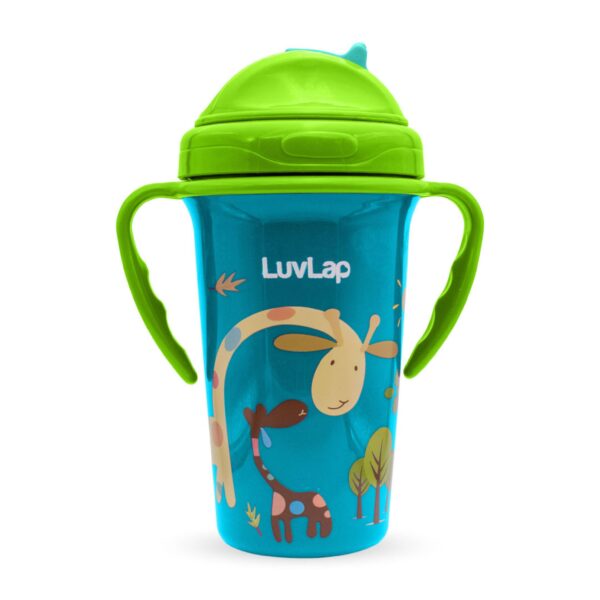 Luvlap Tiny Giffy Sippy Cup - (Green)- YWV1012