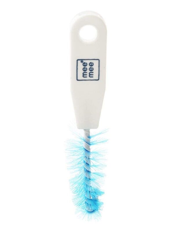 Mee Mee Bottle & Nipple Cleaning Brush (with 360-degree Rotary Handle White)- KMJ1014 - Image 3