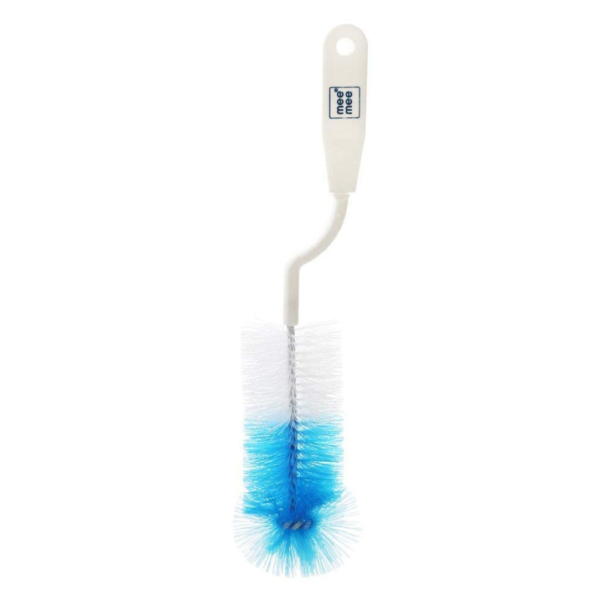 Mee Mee Bottle & Nipple Cleaning Brush (with 360-degree Rotary Handle White)- KMJ1014