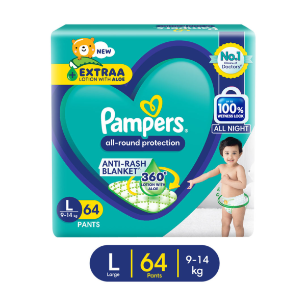 Pampers All round Protection (Pants, L , 9-14 kg)- GKR1038