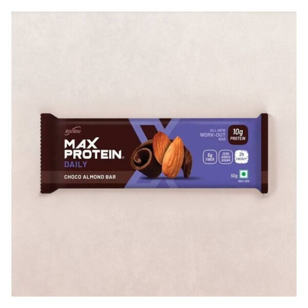 RiteBite Choco Almond Max Protein Bar - No Added Sugar- SZS1012