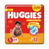 Huggies Complete Comfort Dry Pants Large (L) Size Baby Diaper Pants With 5 In 1 Comfort- GKR1048 - Image 2