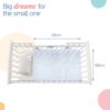 Luvlap Muslin Swaddle Stars White- NYB1007 - Image 3