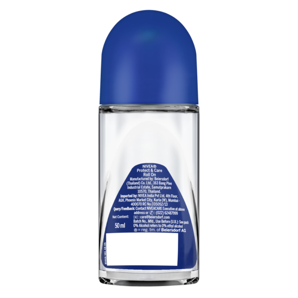 Nivea Protect & Care Deodorant Roll On For Men- DEU1002 - Image 2