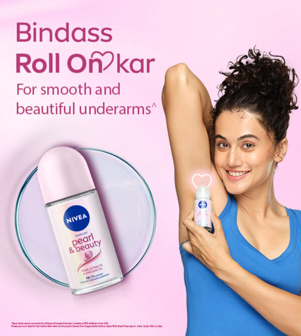 Nivea Deo Roll On Pearl beauty Underarms 48h protection- DEU1003 - Image 2