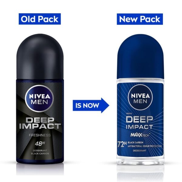 NIVEA MEN Deep Impact Freshness Deodorant Roll-on - For MEN- DEU1004 - Image 4