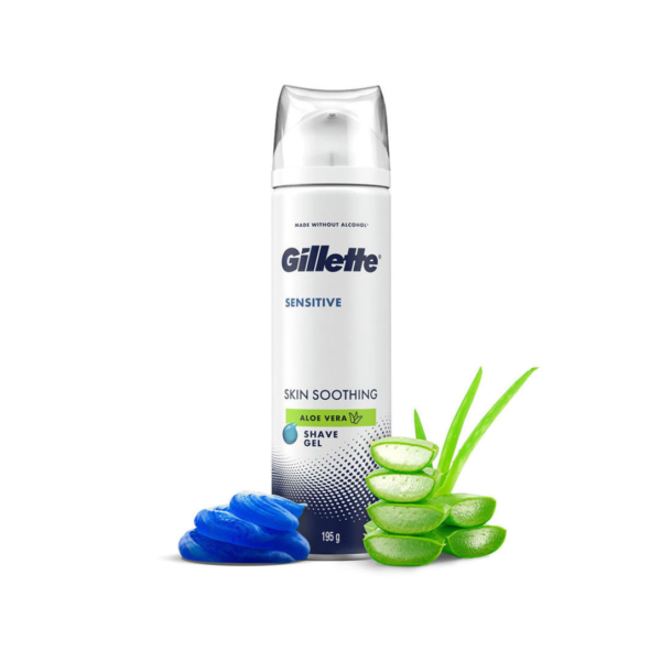 Gillette Sensitive Shaving Gel Soothing With Aloe Vera- HVS1001