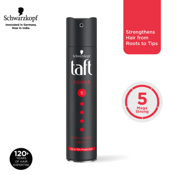 Schwarzkopf Taft Power Hair Lacquer Hairspray Hold 5 Up To 72h Power Hold- YSX1007