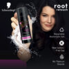 Schwarzkopf Root Retouch Temporary Root Cover Spray Hair Colour - Dark Brown- YSX1009 - Image 4