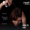 Schwarzkopf Root Retouch Temporary Root Cover Spray Hair Colour - Dark Brown- YSX1009 - Image 3