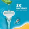 Gillette Venus Smooth Combo Pack|Razor Plus 2 Refills|Aloe Vera Smooth- HVS1004 - Image 3