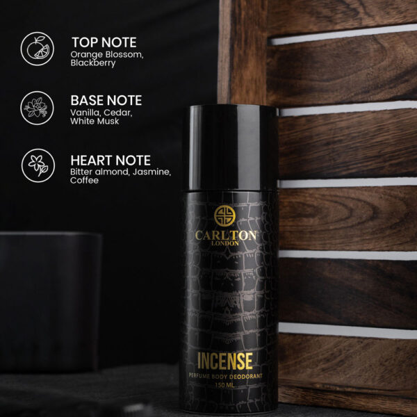 Carlton London Incense Deodorant For Men- DEU1022 - Image 2