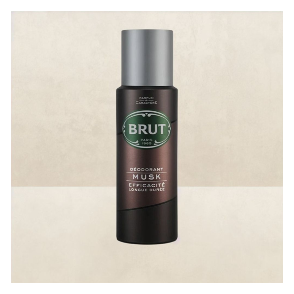 Brut Musk Deodorant Spray For Men, Long-Lasting Musky Fragrance, Imported- DEU1024