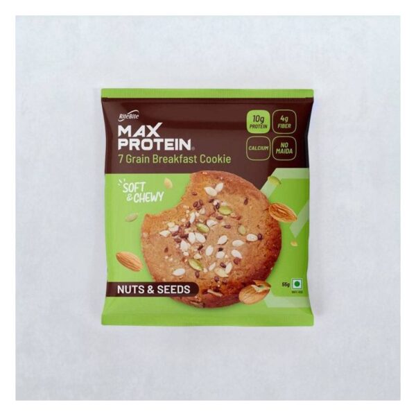 RiteBite Max Protein Cookies Nuts & Seeds Biscuit Cookies- SZS1016