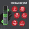 Set Wet Extreme Hold Hair Spray For Men,Hair Setting & Styling- YSX1033 - Image 5