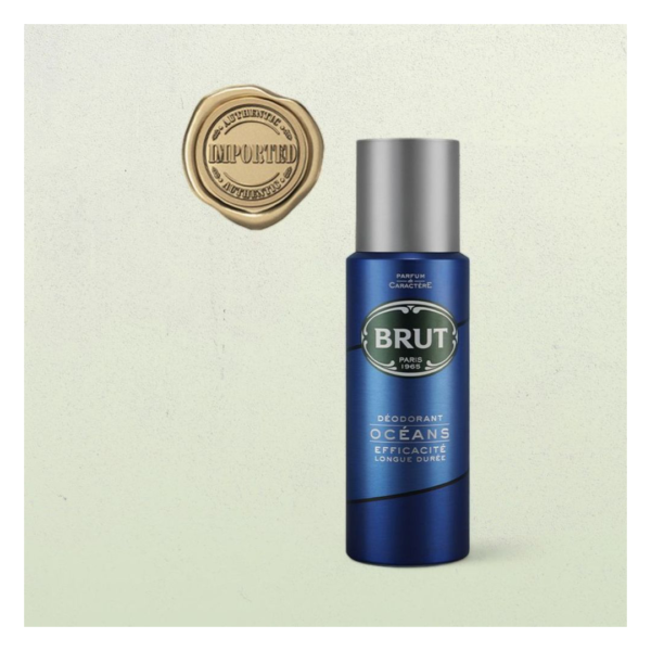 Brut Ocean Deodorant Spray For Men, Long-Lasting Refreshing Fragrance, Imported- DEU1027