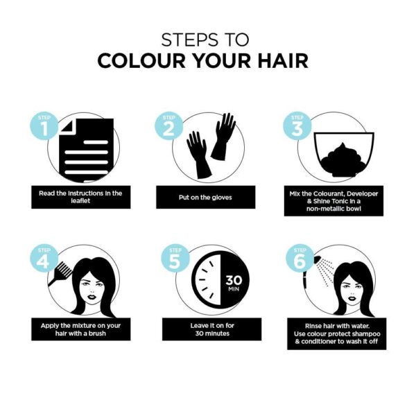 Bblunt Salon Secret High Shine Creme Hair Colour Coffee Natural Brown- YSX1042 - Image 3