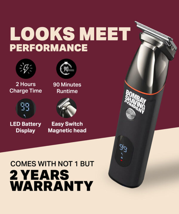 Bombay Shaving Company Premium Multi Grooming Trimmer For Men Multi Styling Rotary Comb | IPX6 Waterproof- LYF1008 - Image 2