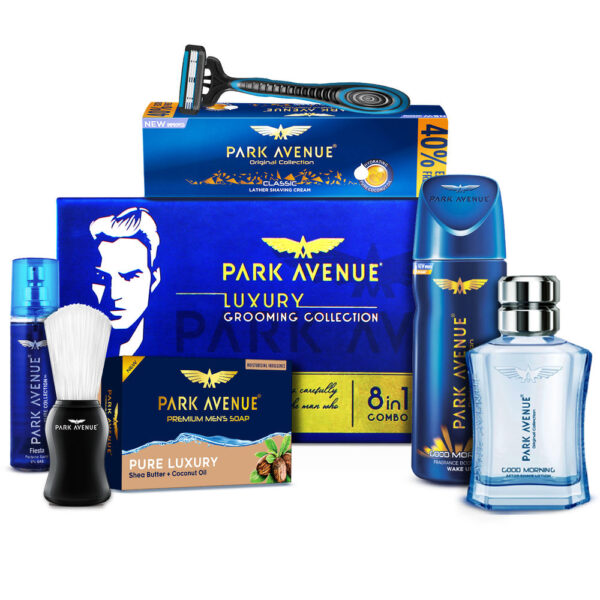 Park Avenue Luxury 8 In-1 Premium Grooming Kit Gift For Men- LYF1009 - Image 2