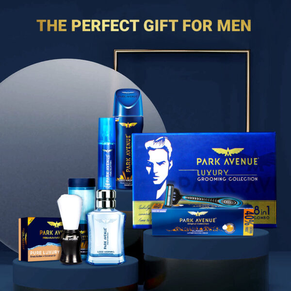 Park Avenue Luxury 8 In-1 Premium Grooming Kit Gift For Men- LYF1009 - Image 3