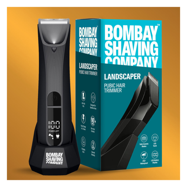 Bombay Shaving Company Body And Pubic Hair Trimmer for Men | Beard, Body, Pubic Hair Grooming | Private Part Shaving- LYF1010