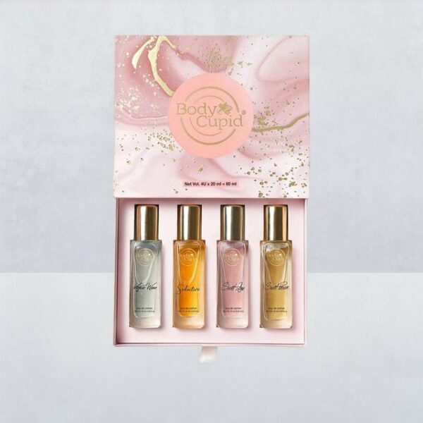 Galaxy Cookie Crumble Milk Chocolate(96gms) & Body Cupid Luxury Perfume Gift Set For Her Long Lasting Fragrances - Pack Of 4(80ml) Combo- XXF1035 - Image 3