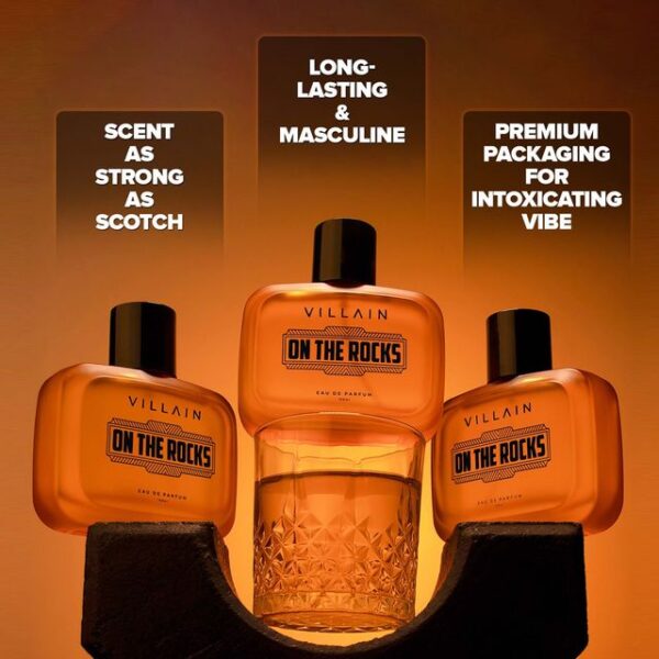 Villain On The Rocks Eau De Parfum For Men Woody Citrus- XXF1038 - Image 5