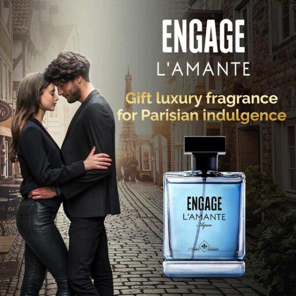 Engage L'amante Moments Perfume Gift Box For Men, Aqua and Fresh- XXF1039 - Image 3